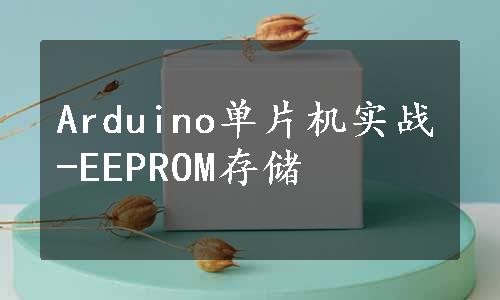 Arduino单片机实战-EEPROM存储