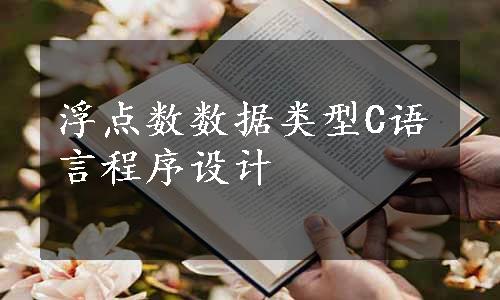 浮点数数据类型C语言程序设计