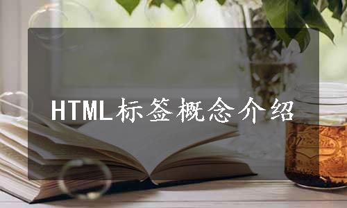 HTML标签概念介绍