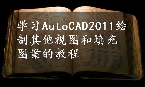 学习AutoCAD2011绘制其他视图和填充图案的教程