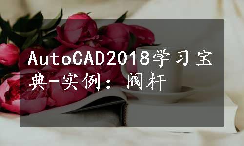 AutoCAD2018学习宝典-实例：阀杆