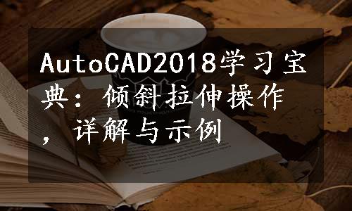 AutoCAD2018学习宝典：倾斜拉伸操作，详解与示例