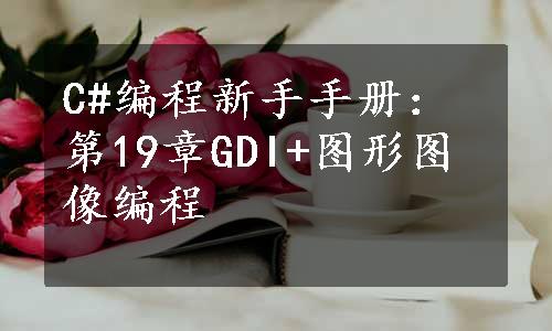 C#编程新手手册：第19章GDI+图形图像编程