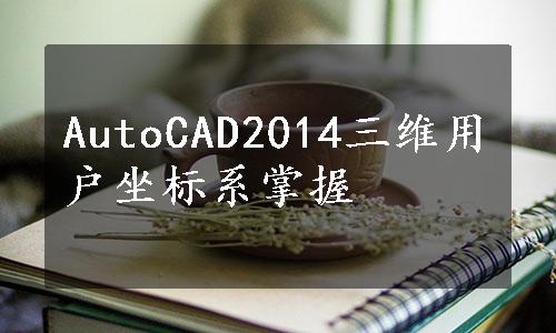 AutoCAD2014三维用户坐标系掌握