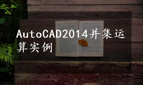 AutoCAD2014并集运算实例