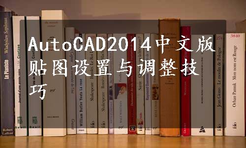 AutoCAD2014中文版贴图设置与调整技巧