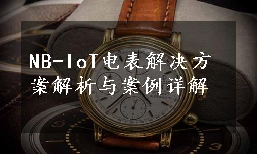 NB-IoT电表解决方案解析与案例详解