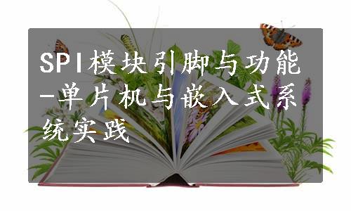 SPI模块引脚与功能-单片机与嵌入式系统实践