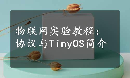 物联网实验教程：协议与TinyOS简介