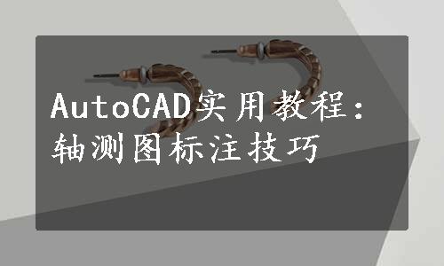 AutoCAD实用教程：轴测图标注技巧