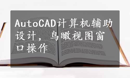 AutoCAD计算机辅助设计，鸟瞰视图窗口操作