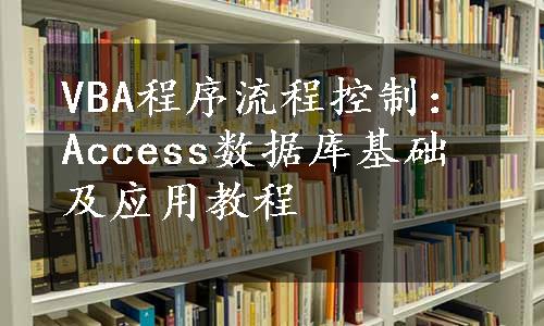 VBA程序流程控制：Access数据库基础及应用教程