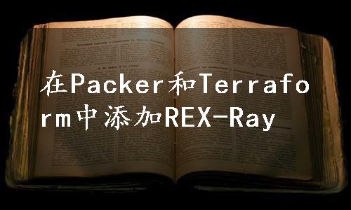 在Packer和Terraform中添加REX-Ray