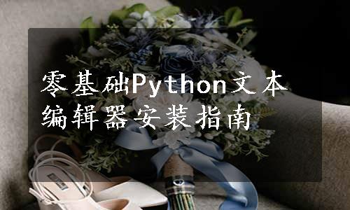 零基础Python文本编辑器安装指南