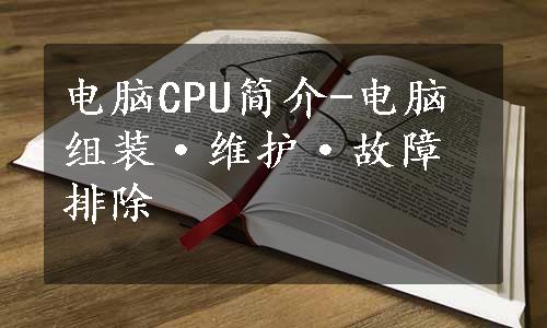 电脑CPU简介-电脑组装·维护·故障排除