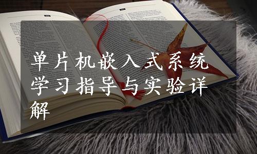 单片机嵌入式系统学习指导与实验详解