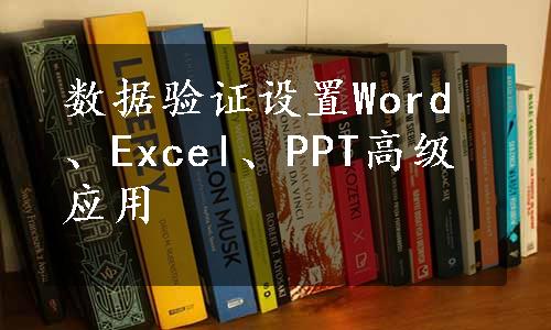 数据验证设置Word、Excel、PPT高级应用