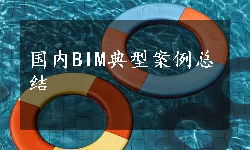 国内BIM典型案例总结