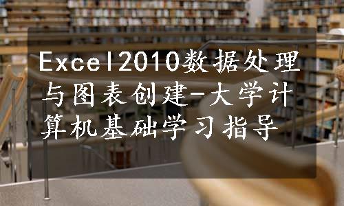 Excel2010数据处理与图表创建-大学计算机基础学习指导