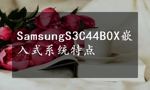 SamsungS3C44B0X嵌入式系统特点