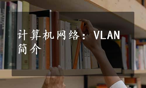 计算机网络：VLAN简介