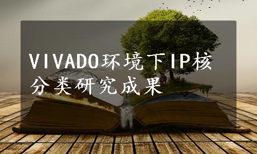 VIVADO环境下IP核分类研究成果