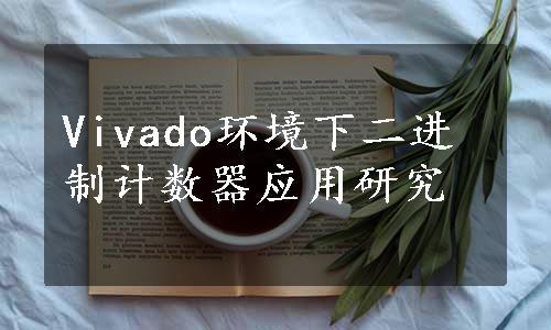 Vivado环境下二进制计数器应用研究