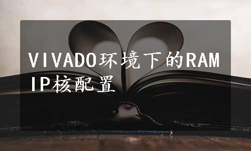 VIVADO环境下的RAMIP核配置