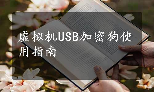 虚拟机USB加密狗使用指南