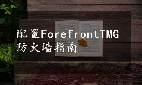 配置ForefrontTMG防火墙指南