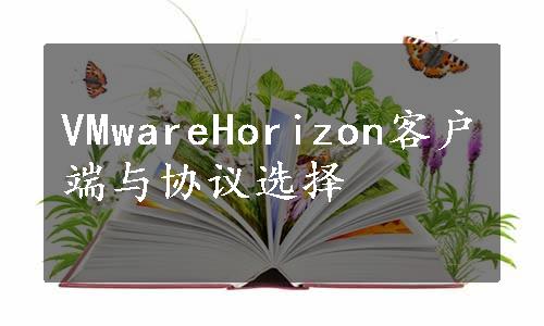 VMwareHorizon客户端与协议选择