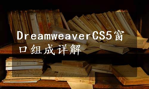 DreamweaverCS5窗口组成详解