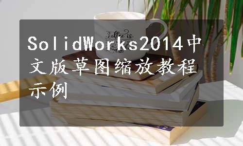 SolidWorks2014中文版草图缩放教程示例