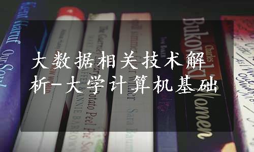 大数据相关技术解析-大学计算机基础　