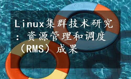 Linux集群技术研究：资源管理和调度（RMS）成果