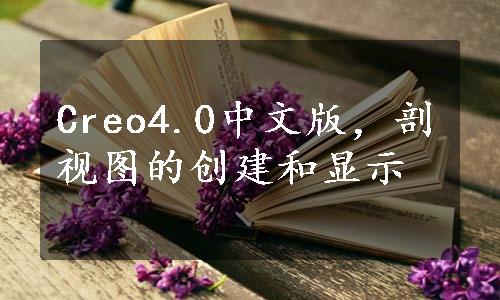 Creo4.0中文版，剖视图的创建和显示