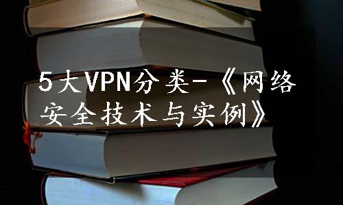 5大VPN分类-《网络安全技术与实例》