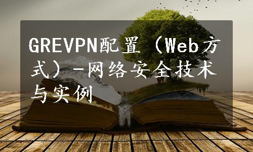 GREVPN配置（Web方式）-网络安全技术与实例