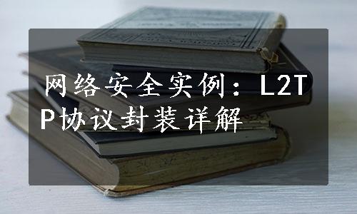 网络安全实例：L2TP协议封装详解