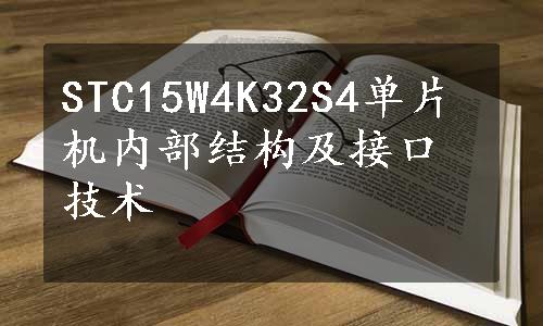 STC15W4K32S4单片机内部结构及接口技术