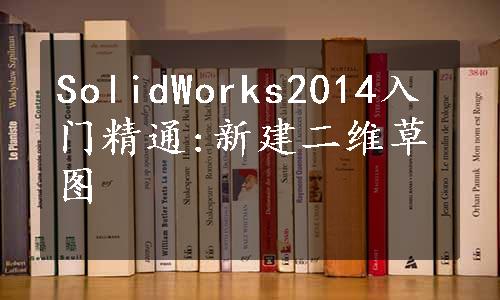 SolidWorks2014入门精通:新建二维草图