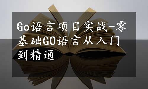 Go语言项目实战-零基础GO语言从入门到精通