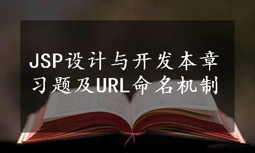 JSP设计与开发本章习题及URL命名机制