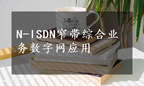 N-ISDN窄带综合业务数字网应用