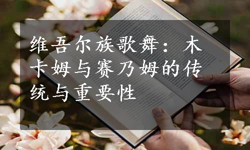 维吾尔族歌舞：木卡姆与赛乃姆的传统与重要性