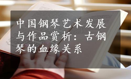 中国钢琴艺术发展与作品赏析：古钢琴的血缘关系