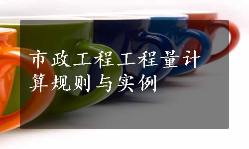 市政工程工程量计算规则与实例