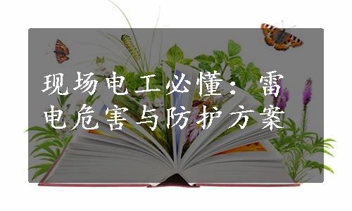 现场电工必懂：雷电危害与防护方案