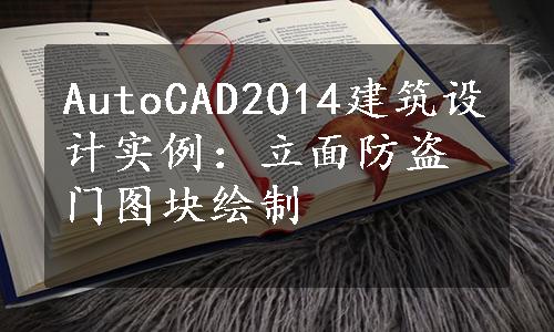 AutoCAD2014建筑设计实例：立面防盗门图块绘制