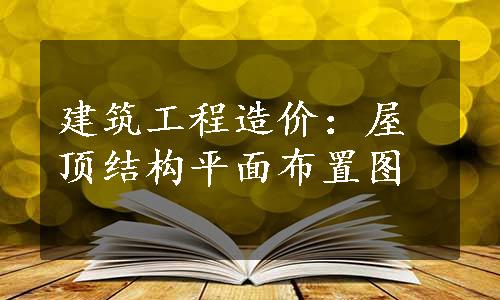 建筑工程造价：屋顶结构平面布置图